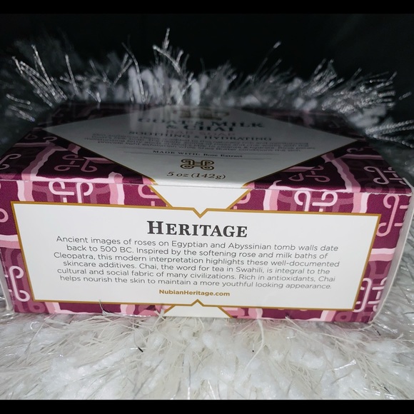 Nubian Heritage Goat’s Milk & Chai Bar Soap - Picture 4 of 5